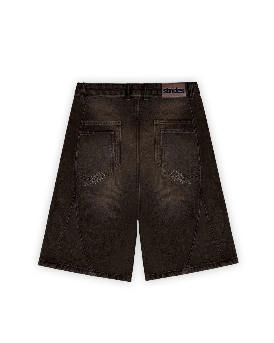 Carpenter Split Jorts Brown - Image 6