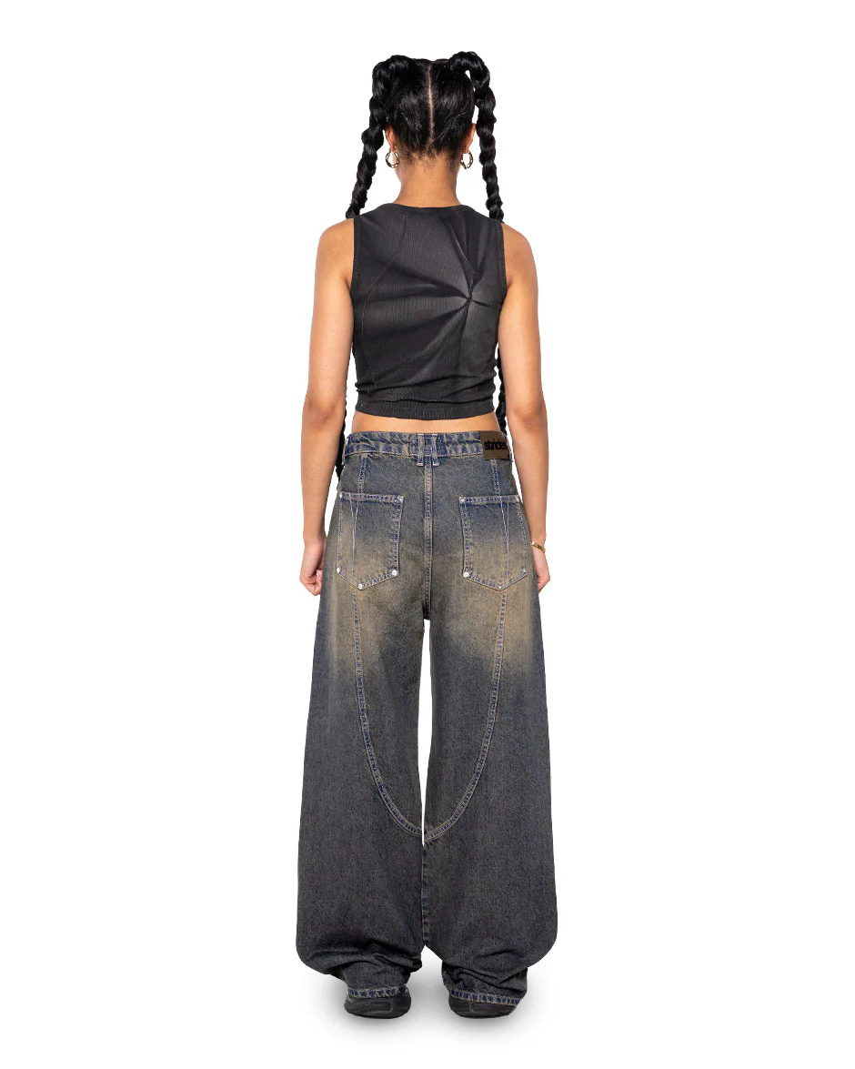 Claw Denim Dark Blue Yellow - Image 6