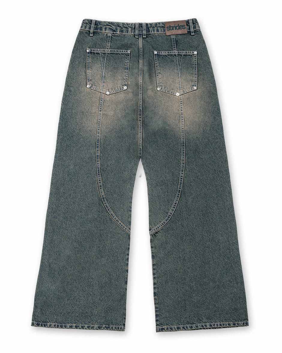 Claw Denim Dark Blue Yellow - Image 7