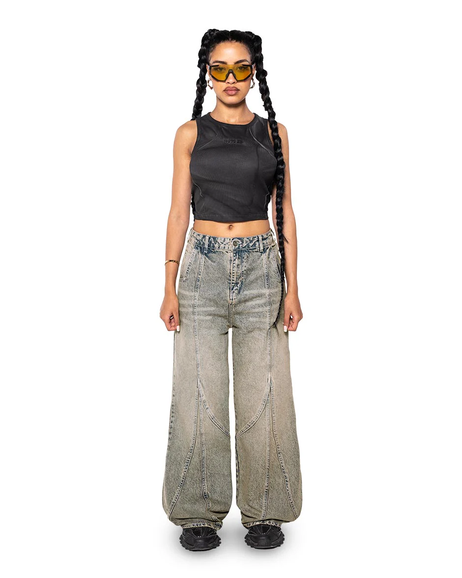 Claw Denim Light Grey Yellow - Image 3