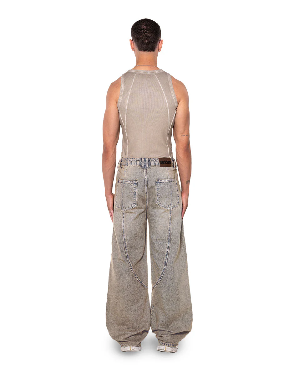 Claw Denim Light Grey Yellow - Image 4