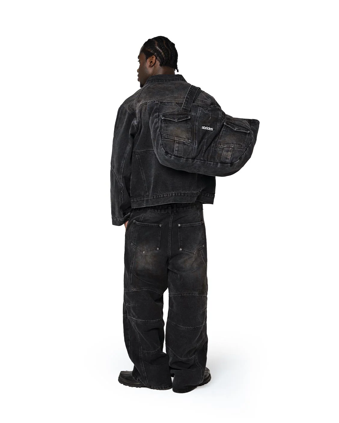 Coal Denim Bag - Image 5