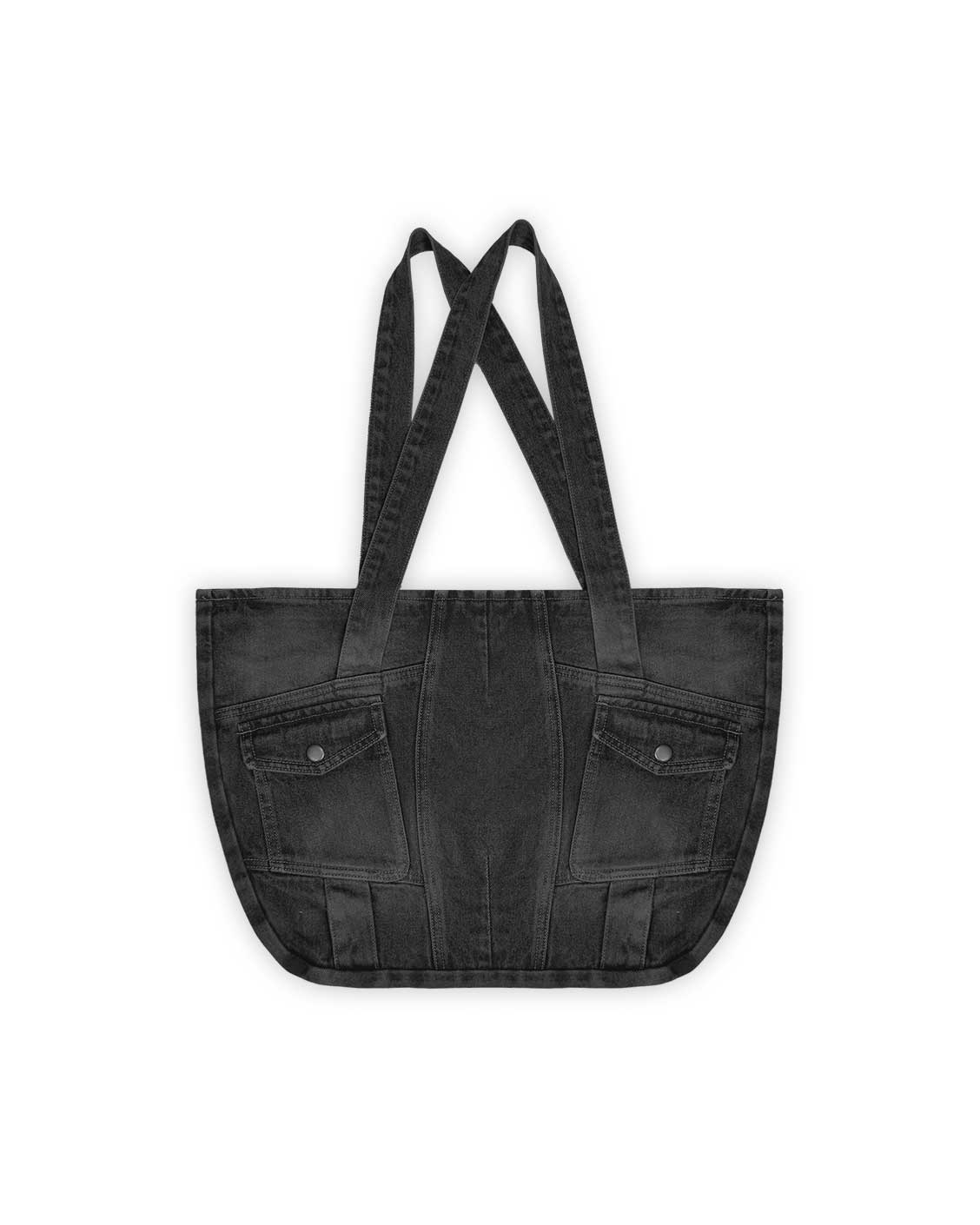 Coal Denim Bag - Image 6