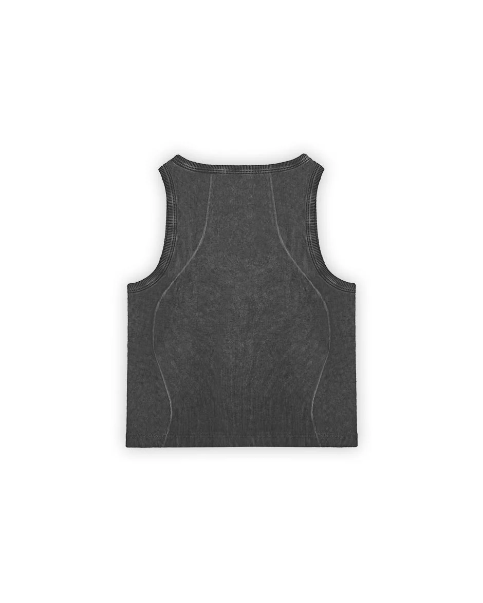 Curve Crop Top Black Oil Wash - Image 5
