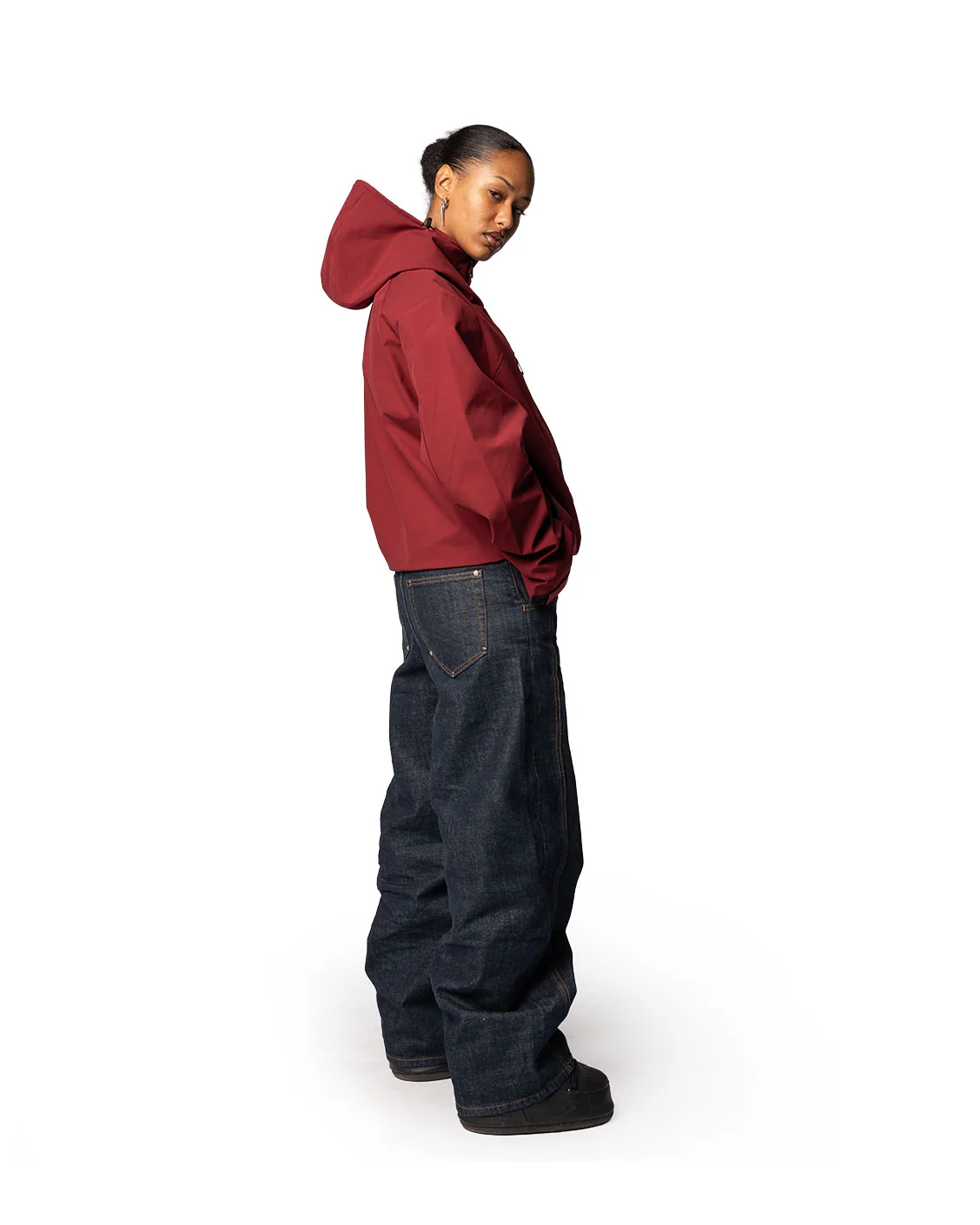 Delta Rain Jacket Bordeaux - Image 3