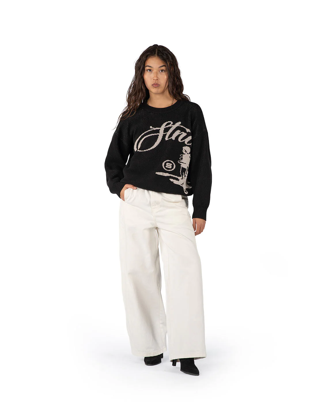 Echoes Knit Sweater Black - Image 5