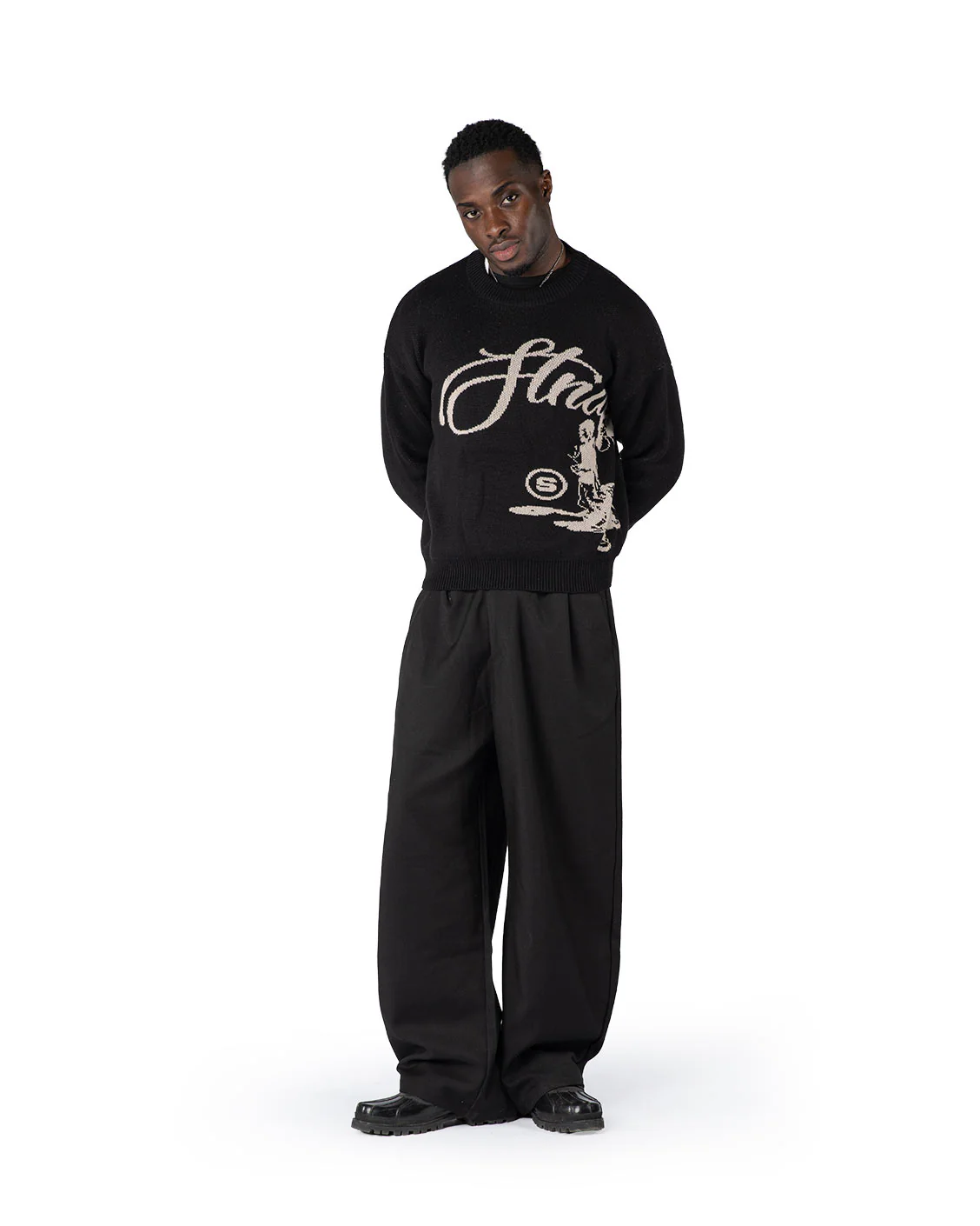 Echoes Knit Sweater Black - Image 6