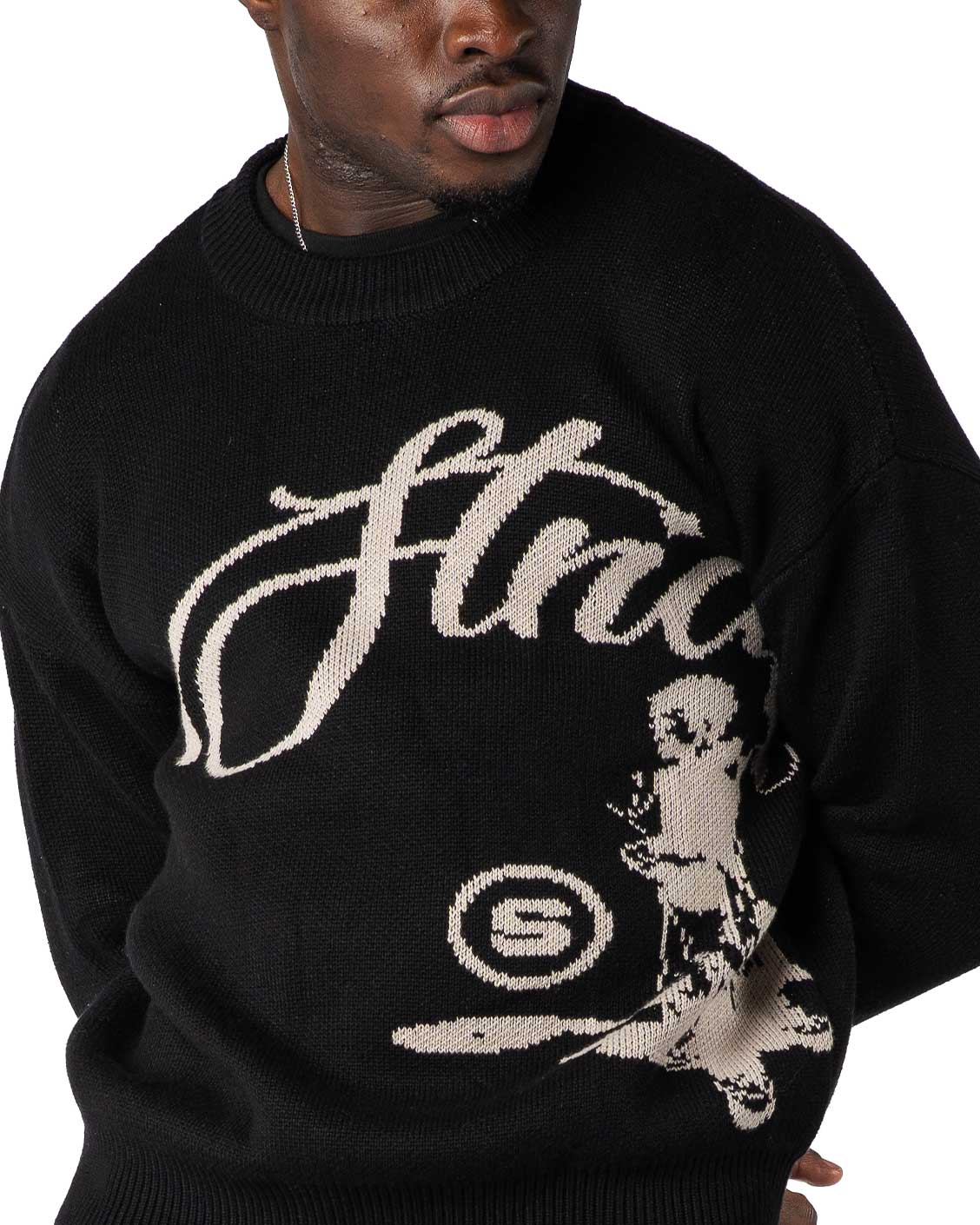 Echoes Knit Sweater Black - Image 7