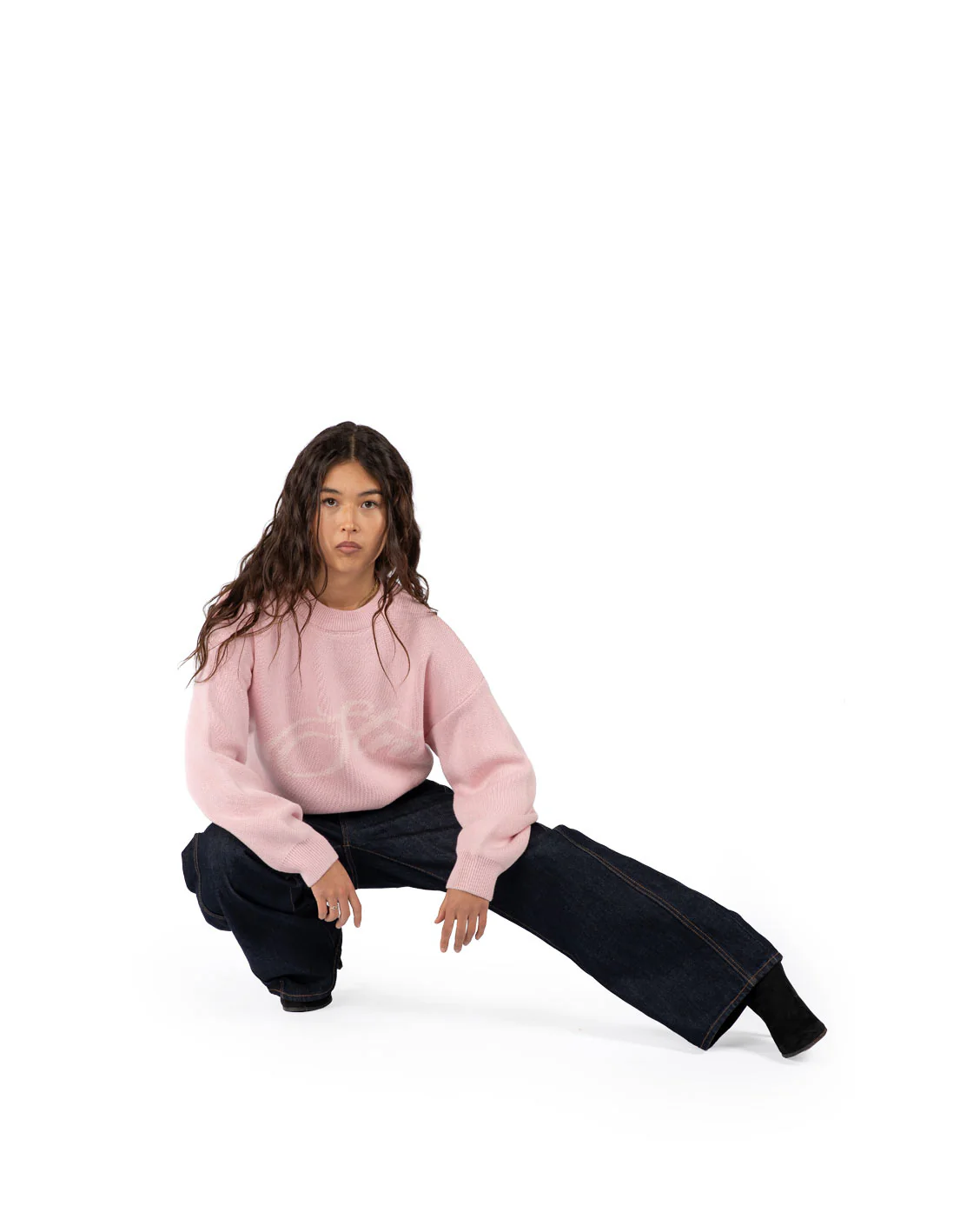 Echoes Knit Sweater Pink - Image 4