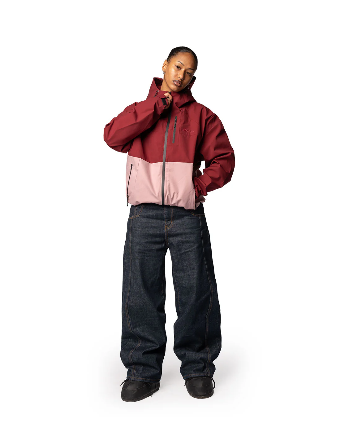 Gamma Rain Jacket Bordeaux - Image 2