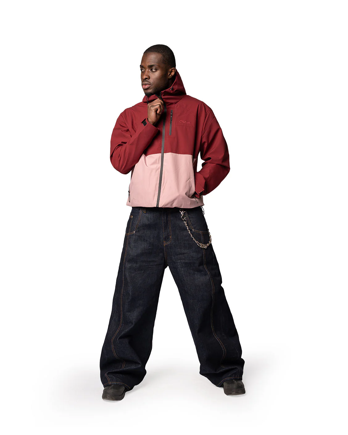 Gamma Rain Jacket Bordeaux - Image 3