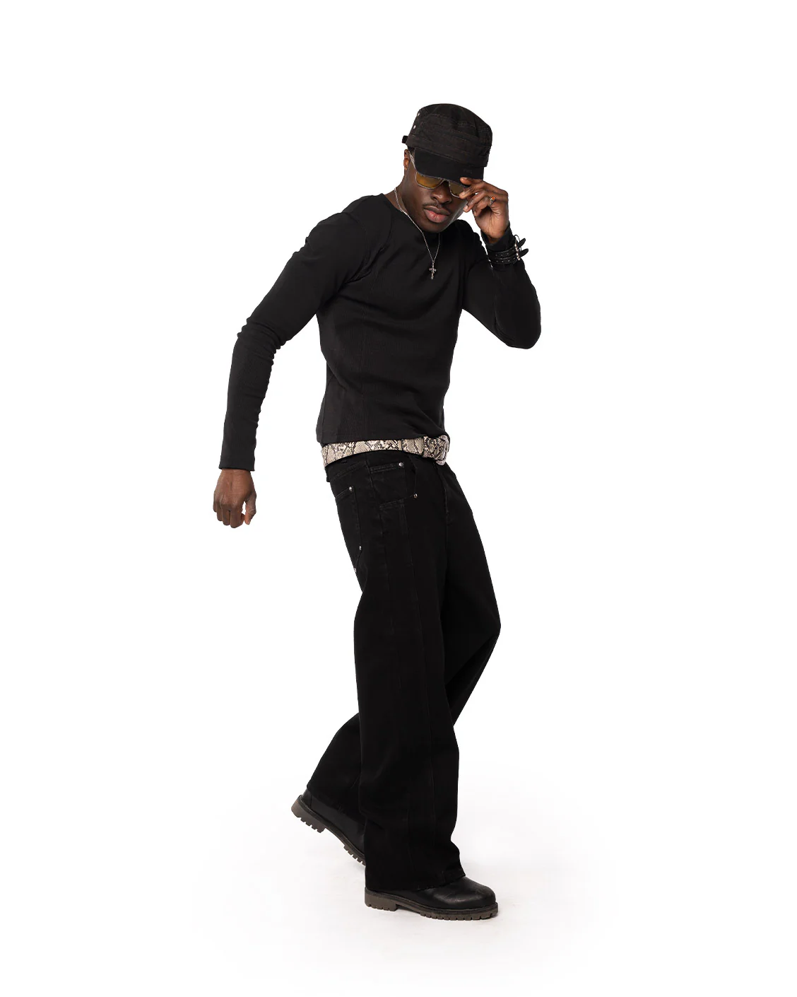 Heavy Slim Rib Longsleeve Black - Image 10