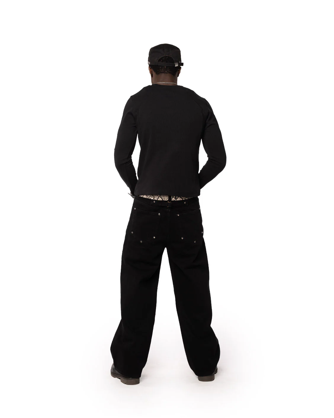 Heavy Slim Rib Longsleeve Black - Image 8