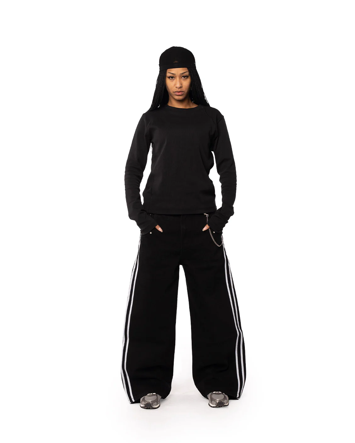 Heavy Slim Rib Longsleeve Black - Image 9