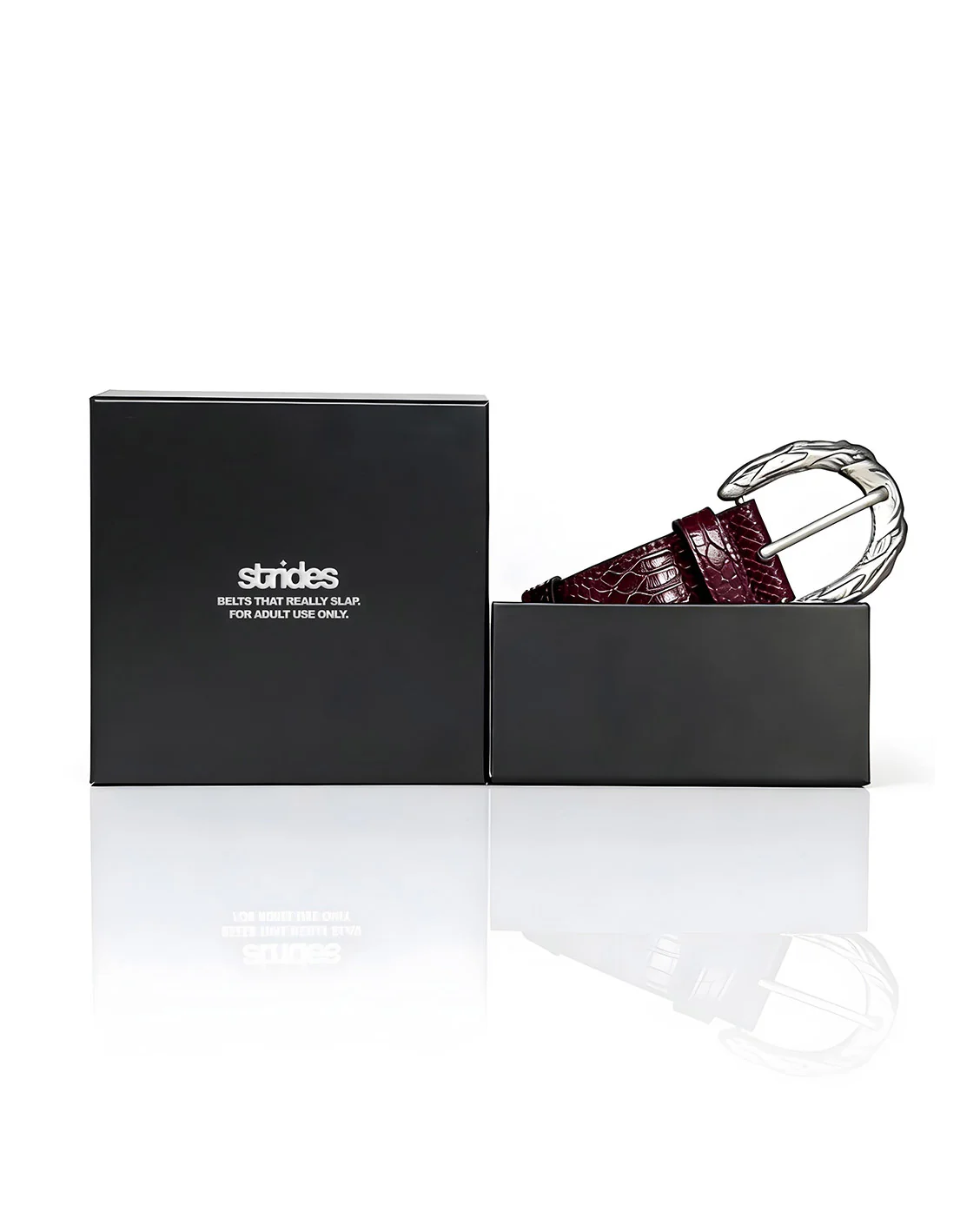 Imperial Belt Bordeaux Snake - Image 4