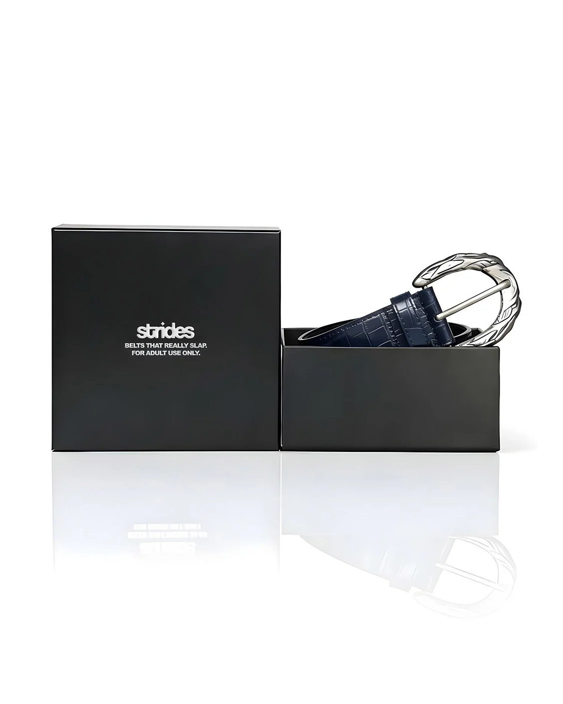 Imperial Belt Navy Croco - Image 4
