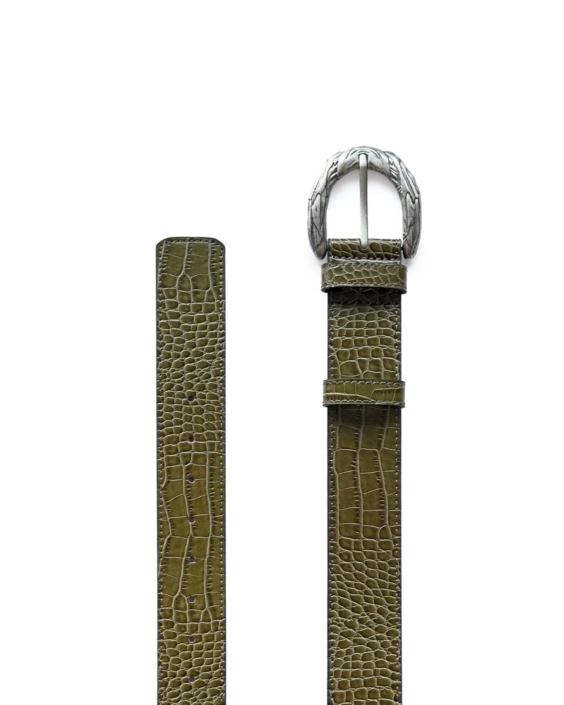 Imperial Belt Olive Croco - Image 3