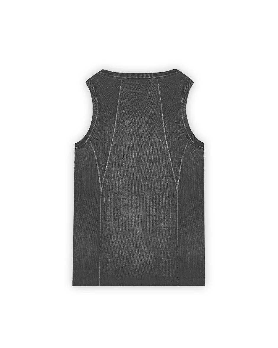 Line Tank Top Black Oil Wash - Image 5