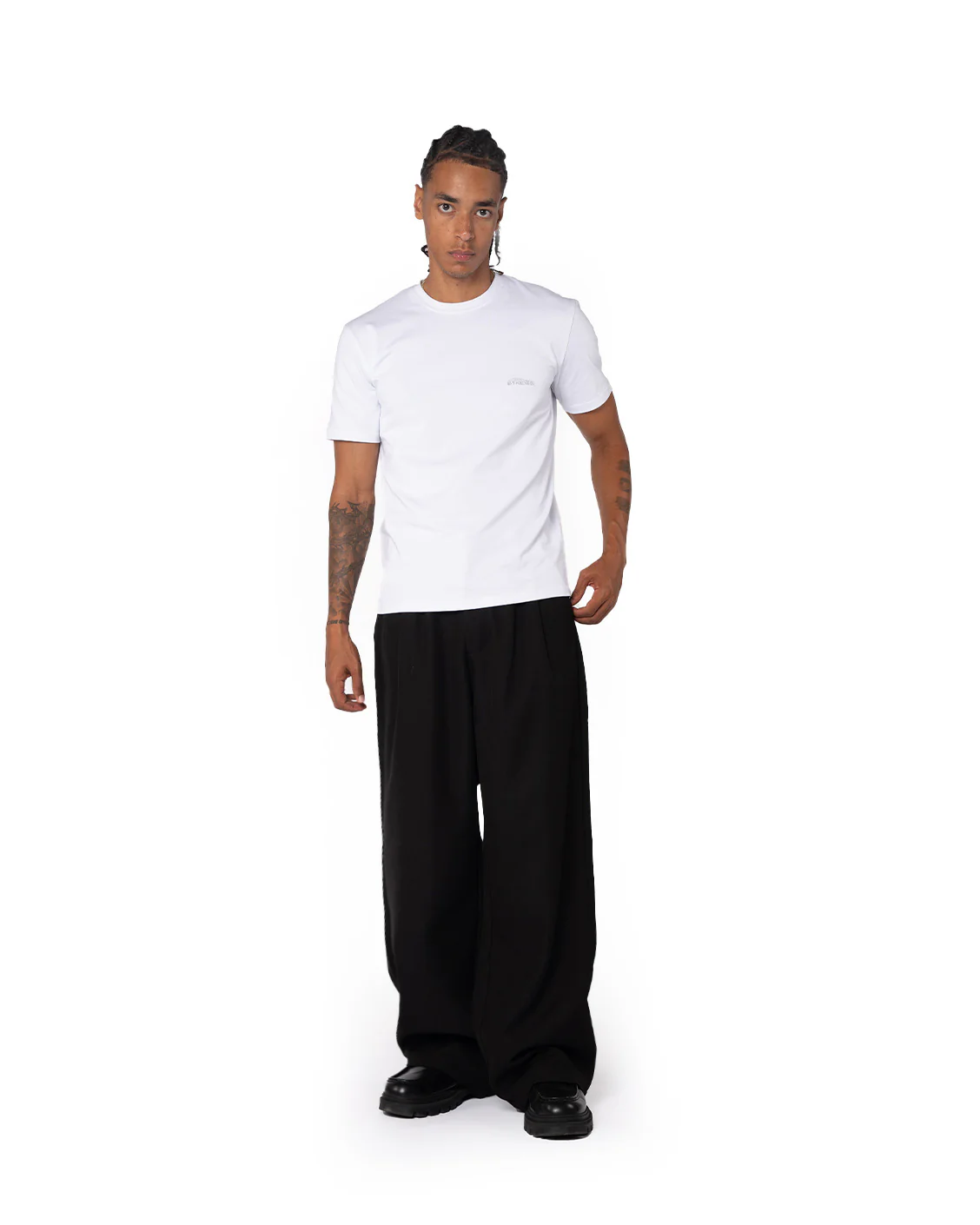 Logo Slim Tee White - Image 3