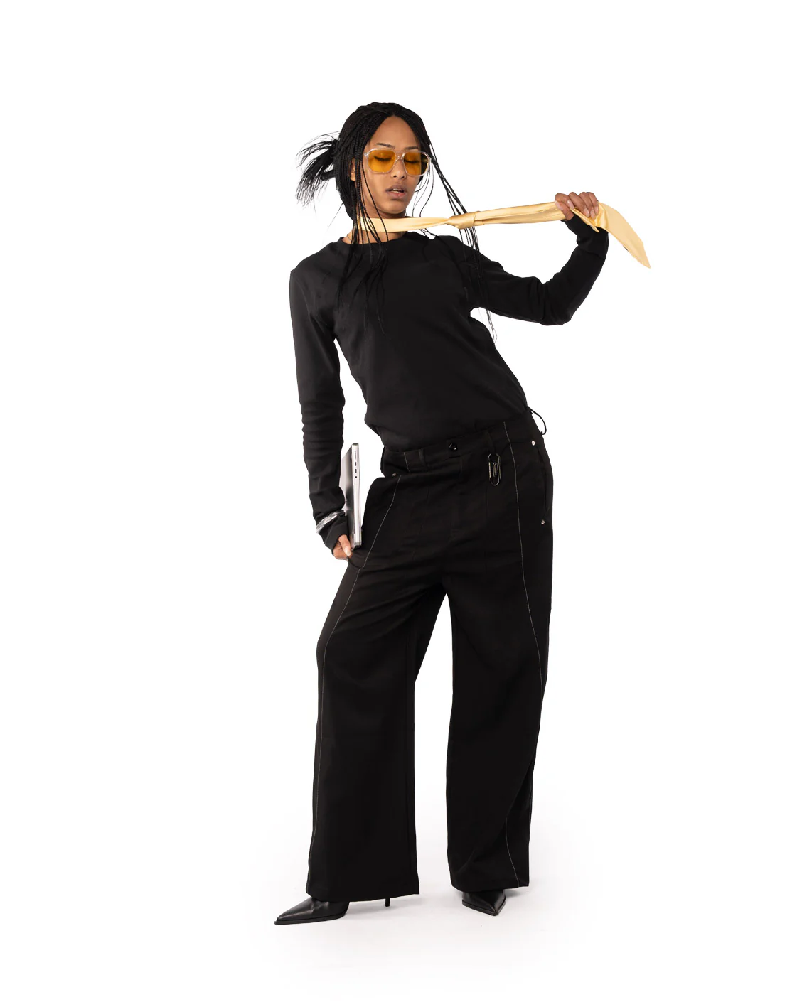 Office Quicky Pants Black - Image 3