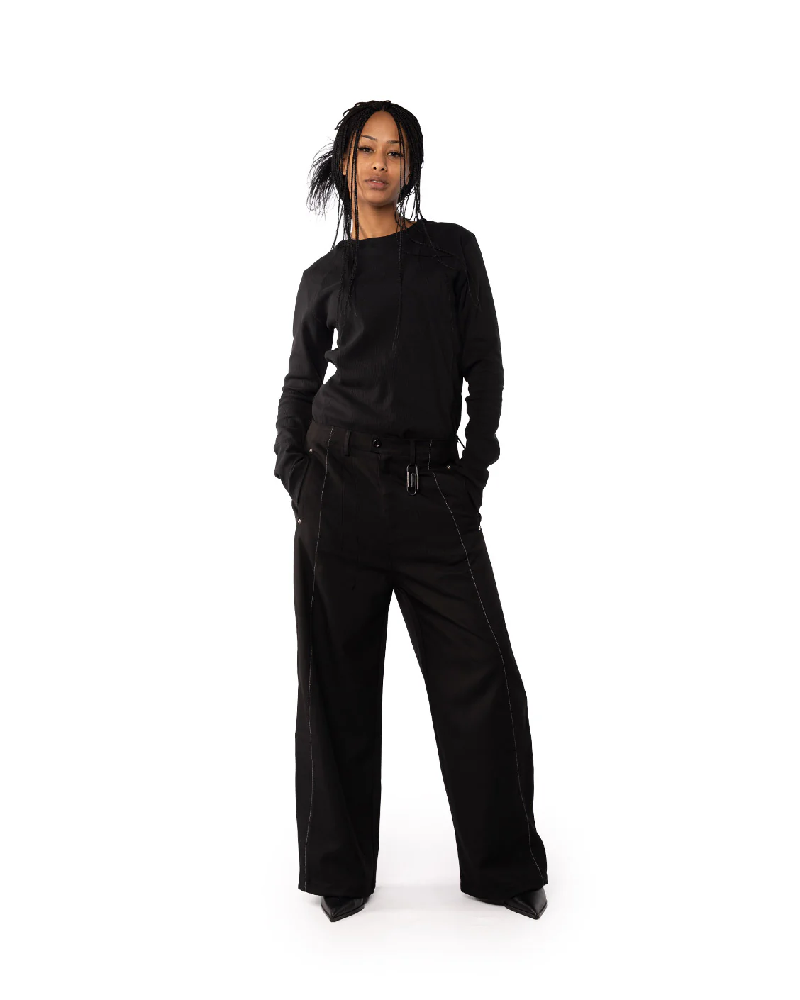 Office Quicky Pants Black - Image 7
