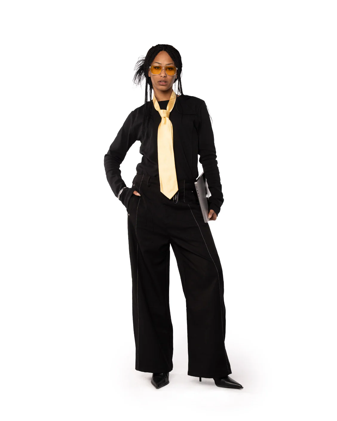 Office Quicky Pants Black - Image 8