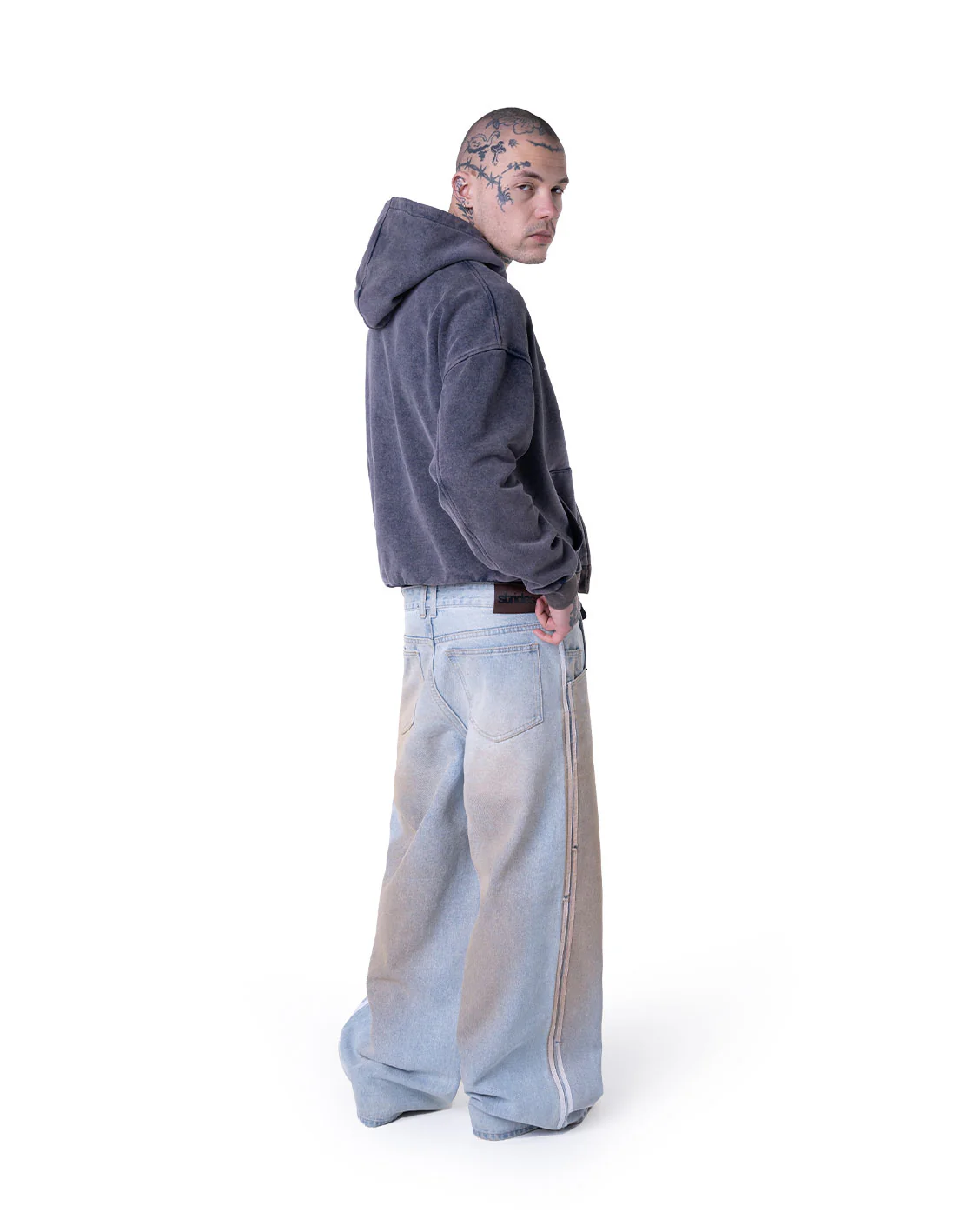 Parents Failure Zip-Hoodie Indigo Grey - Image 6