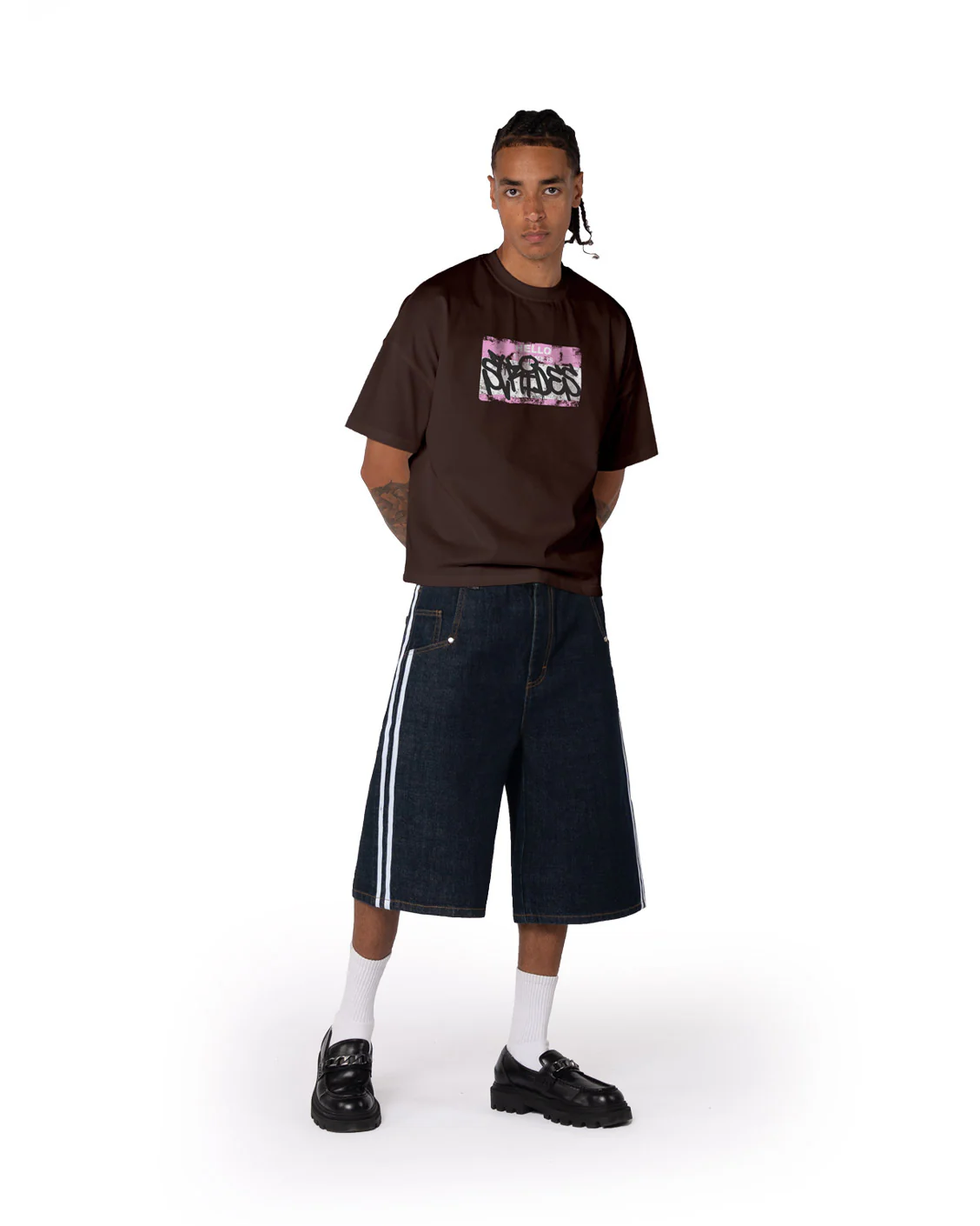 Raw Denim Soccer Jorts - Image 4