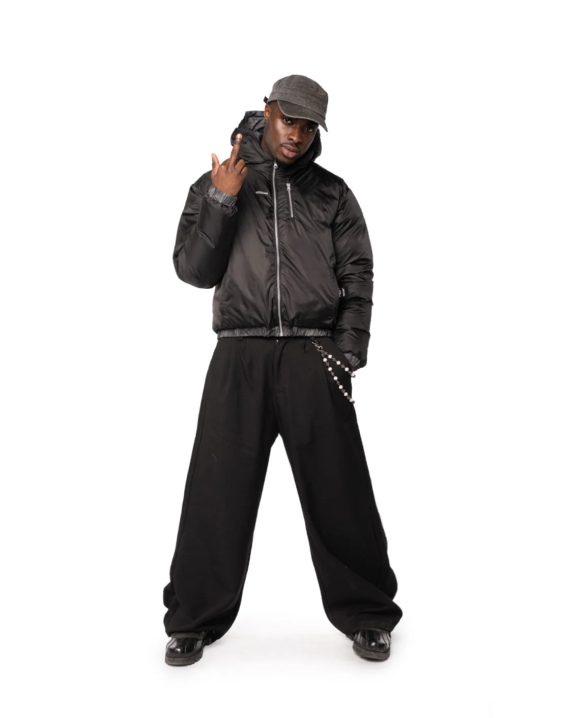 Reversible Ash Cord Puffer - Image 4