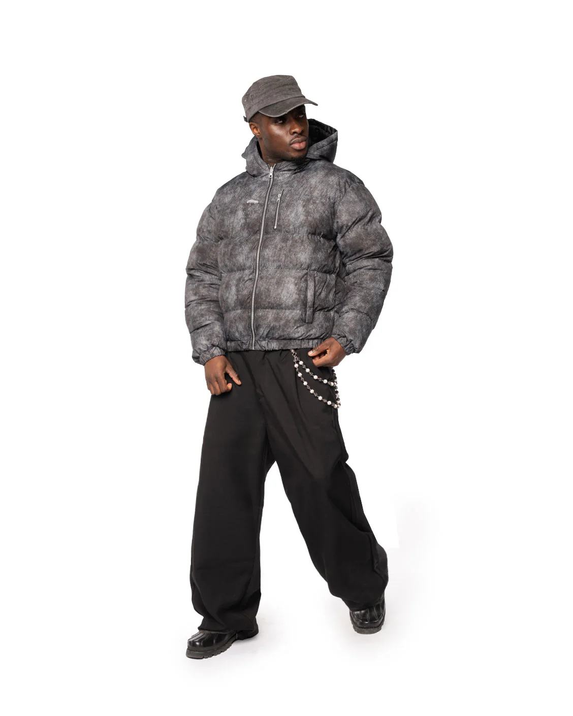 Reversible Ash Cord Puffer - Image 8