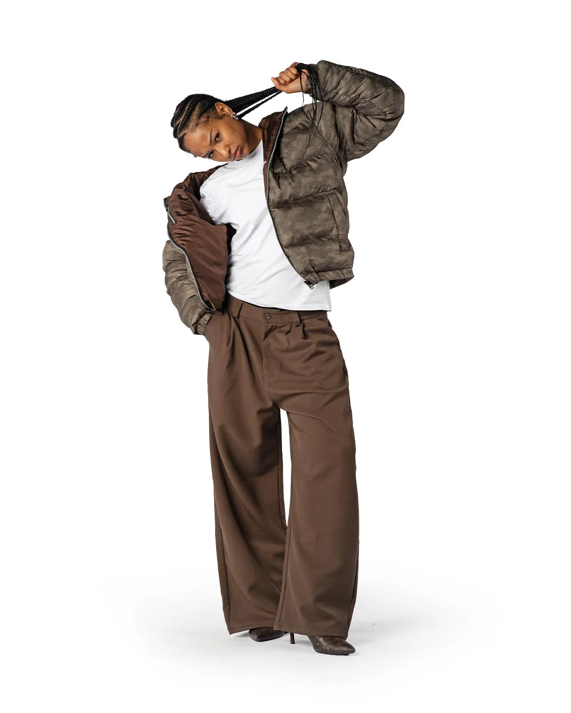 Reversible Snake Camou Puffer Moss - Image 3