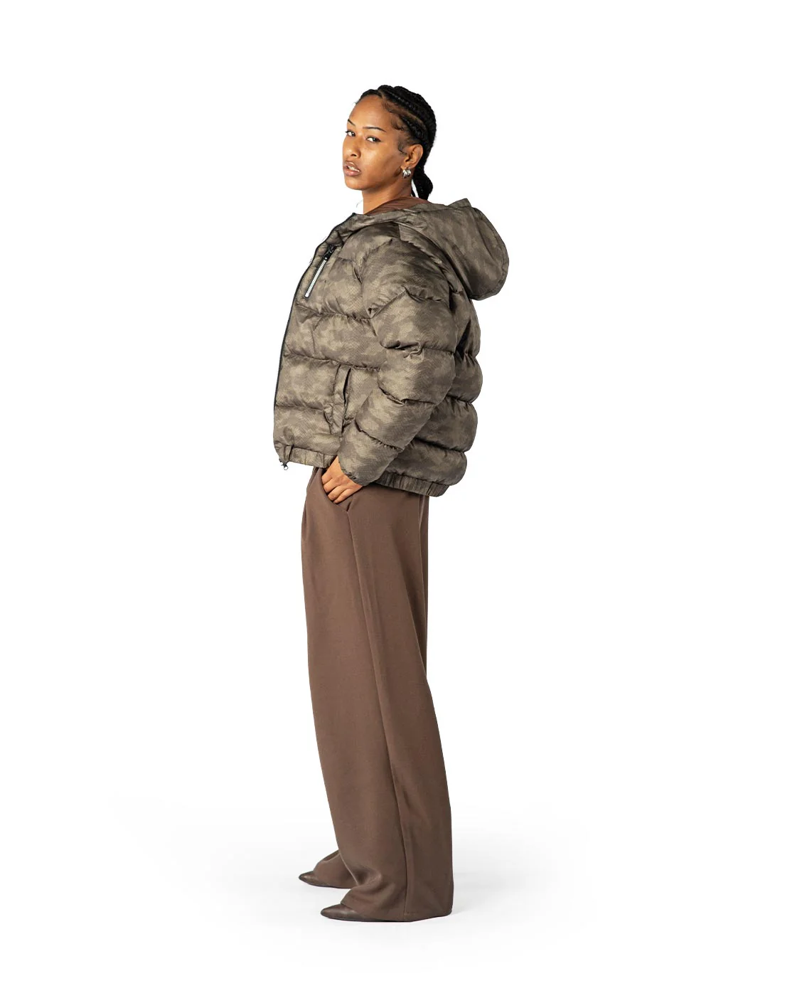 Reversible Snake Camou Puffer Moss - Image 9