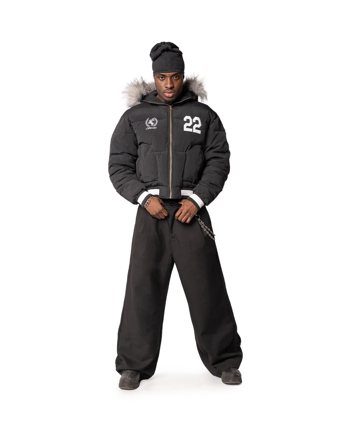 Royal Fur Puffer Black - Image 6