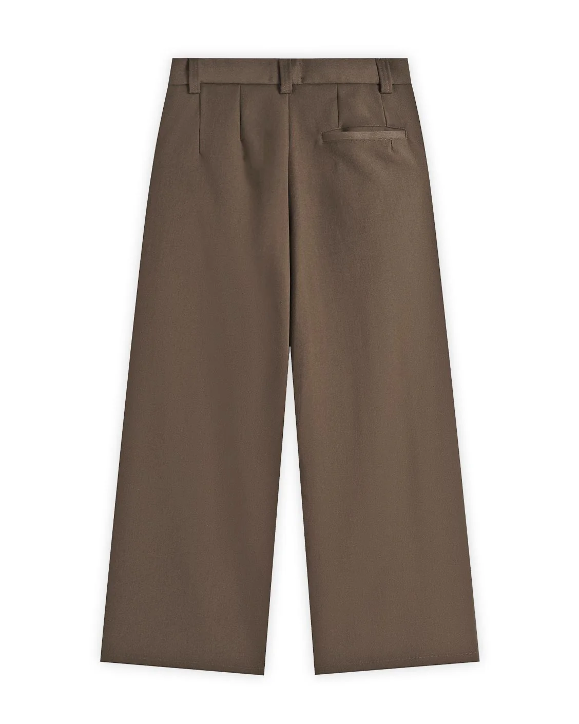 Tailored Pleat Pants Dark Brown - Image 9