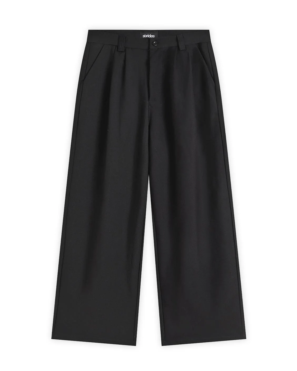 Tailored Pleat Pants Black