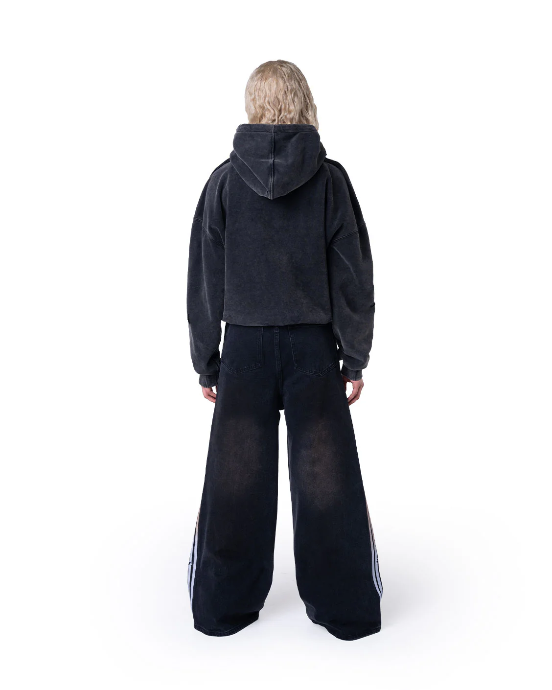 Thrift Hoodie Washed Black - Image 7
