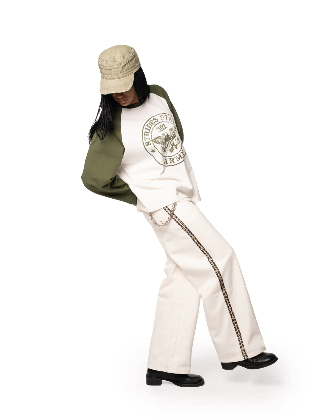 Track Denim White Leo - Image 2